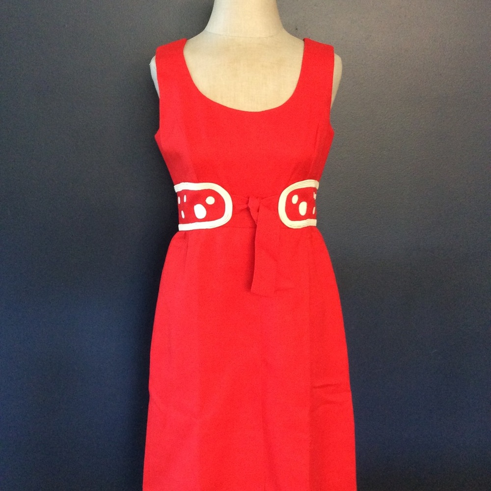 Jerry Silverman Red Vintage Dress